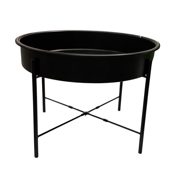 IKEA Other - IKEA KULTURSKOG Black Plant Stand Diameter: 22 ¾ " Height: 16 ½ "